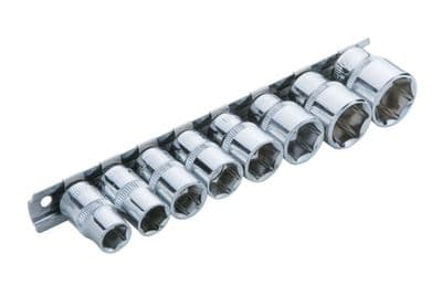 Blue Spot 01524 Metric Socket Set 10-19mm 8 Piece 3/8D