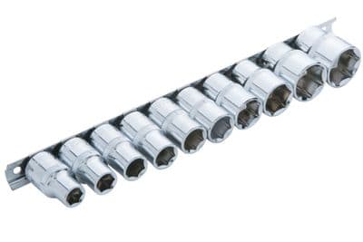 Blue Spot 01526 Metric Socket Set 10-24mm 10 Piece 1/2D