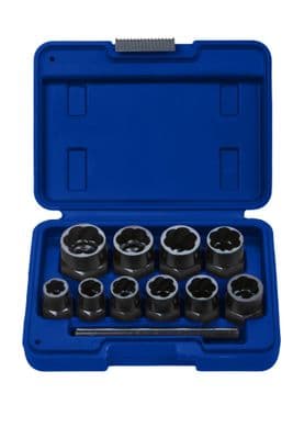 Blue Spot 01539 Bolt Remover Set 9-19mm 10 Piece
