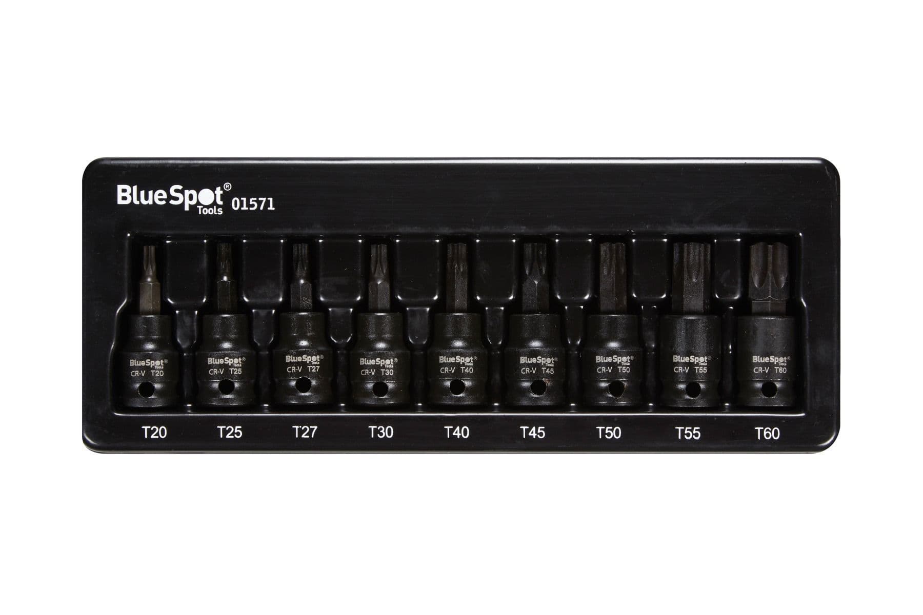 Blue Spot 01571 Impact Key Torx Bit Socket Set T20 - T70 Bits 3/8 ...