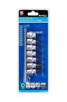 Blue Spot 01600 Hex Socket Bit Set 7 Piece 3/8D