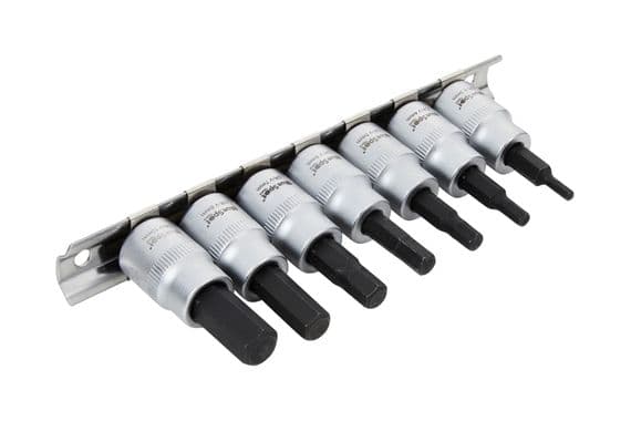 Blue Spot 01600 Hex Socket Bit Set 7 Piece 3/8D