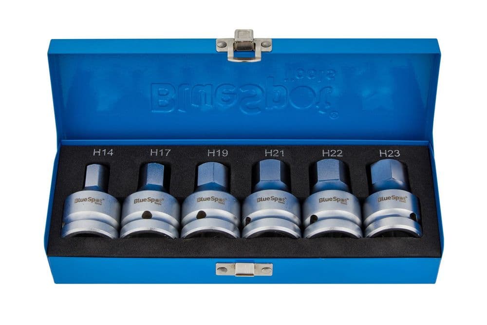 Qd Bit Socket Blue Spot 01606 6 Piece 3/4