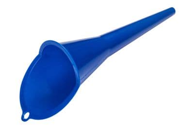 Blue Spot 07898 Long Neck Wide Plastic Funnel 280mm x 82mm