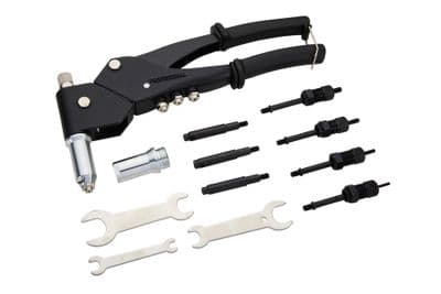 Blue Spot 09109 Swivel Head 360° Multi Riveter For Rivets, Nuts, Threaded Rivets, Studs