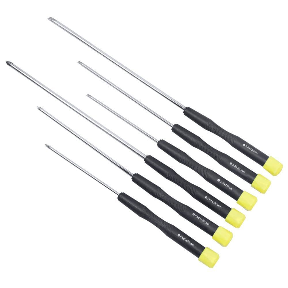 Blue Spot 12603 Long Precision Screwdriver Set 6 Piece