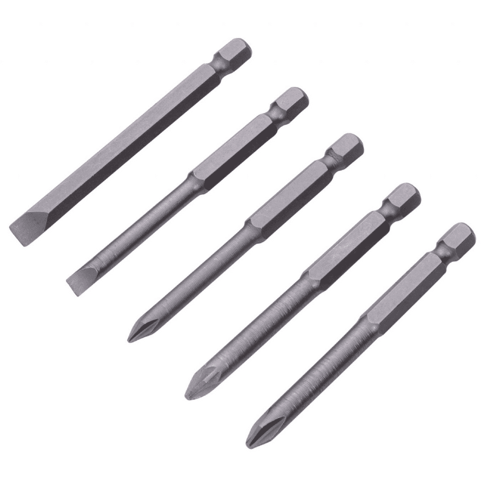 Blue Spot 14123 Screwdriver Bits PH-PZ Slot 75mm 5 Piece