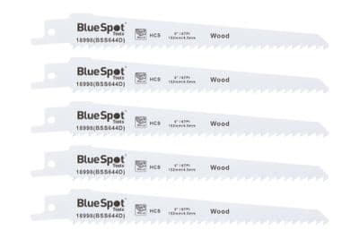 Blue Spot 18999 5 Piece 229 mm HCS Reciprocating Saw Blades
