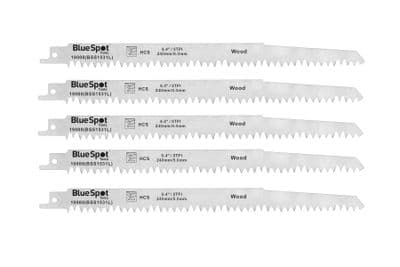 Blue Spot 19000 HCS Reciprocating Saw Blades 240mm 5 Piece