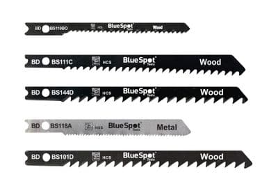 Blue Spot 19001 Jigsaw Blade Set Universal 10 Piece