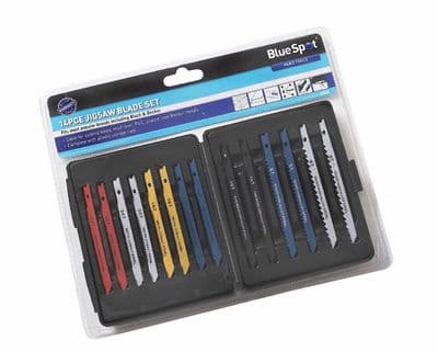 Blue Spot 19008 Jigsaw Blade Set 14 Piece