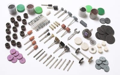 Blue Spot 19012 Rotary Tool Accessory Set 216 Piece