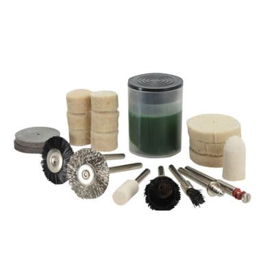 Blue Spot 19013 Rotary Tool Cleaning and Polishing Set 20 Piece