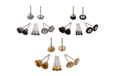 Blue Spot 19017 Mini Wire Brush Rotary Accessory Set 27 Piece