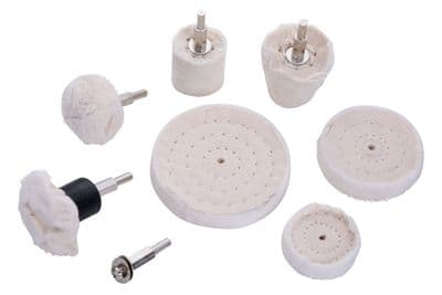 Blue Spot 19037 Polishing Wheel Set 8 Piece