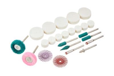 Blue Spot 19070 24 Piece Polishing & Grinding Accessories Tool Set