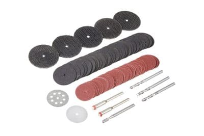 Blue Spot 19071 78 Piece Cutting, Drilling & Sanding Rotary Tool Accessory Set