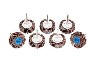 Blue Spot 19074 7 Piece 80 Grit 31.5mm (1 1/4