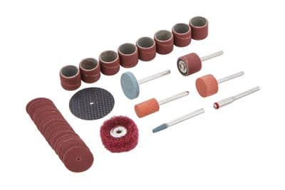 Blue Spot 19080 Polishing & Grinding Accessories Tool 33 Piece Set
