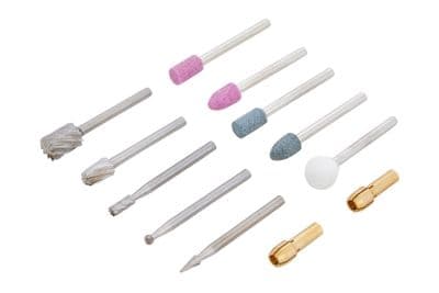 Blue Spot 19083 Grinding Rotary Accessories Tool 12 Piece Set