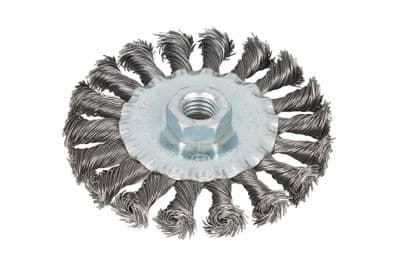 Blue Spot 19217 Flat Twist Knot Wire Wheel Brush 100mm M14 x 2