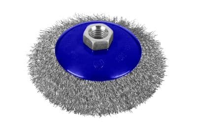Blue Spot 19220 Steel Bevel Wire Cup Brush 115mm M14 x 2