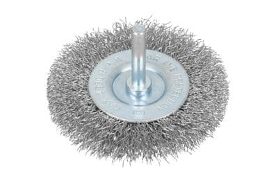 Blue Spot 19222 Flat Wire Wheel Brush 75mm
