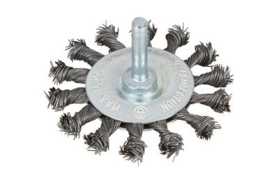 Blue Spot 19223 Flat Twist Knot Wire Wheel Brush