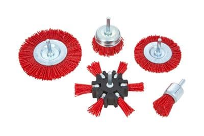 Blue Spot 19225 Nylon Abrasive Brush Set 5 Piece
