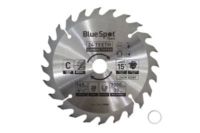 Blue Spot 19408 Circular Saw Blade 24 Teeth 165mm x 20mm