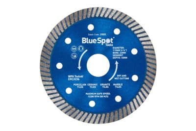 Blue Spot 19551 Super Thin Turbo Blade 115mm (4 1/2