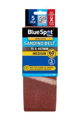 Blue Spot 19882 Sanding Belt 60 Grit 75 x 457mm