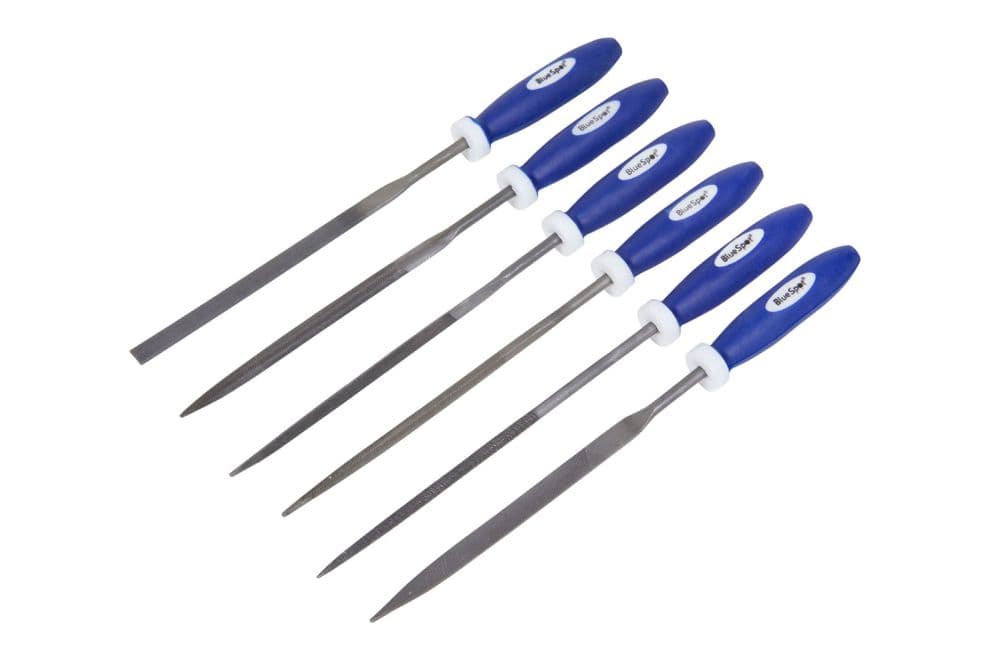 Blue Spot 22652 Mini File Set With Pouch 150mm 6 Piece