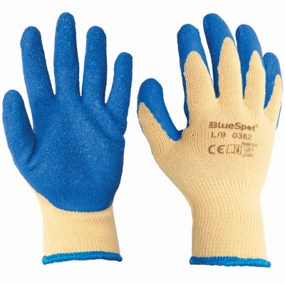 Blue Spot 23002 Latex Grip Gloves (Large)
