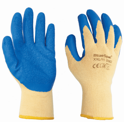 Blue Spot 23006 Latex Grip Gloves (XXL)