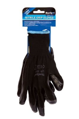 Blue Spot 23010 Nitrile Grip Gloves (Large)