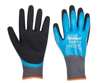 Blue Spot 23020 Latex Water Resistant Gloves (XL)