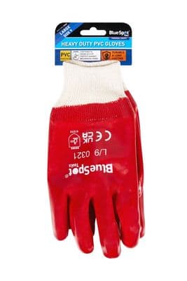 Blue Spot 23032 Heavy Duty PVC Gloves (Large)