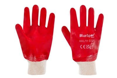 Blue Spot 23036 Heavy Duty PVC Gloves (XXL)