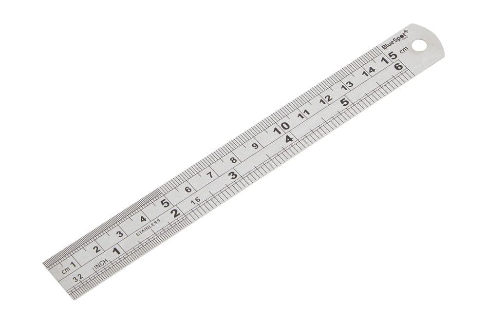 Blue Spot 33941 Stainless Steel Ruler 150mm 6