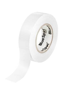 Blue Spot 37140 White PVC Electrical Tape 20M
