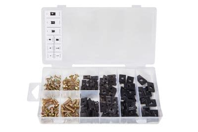 Blue Spot 40532 Assorted U-Clip and Screw 170 Piece Set