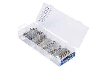Blue Spot 40544 Assorted Stainless Steel Tapping Screw Set 140 Piece