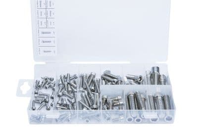 Blue Spot 40552 106 Piece Assorted Stainless Steel Socket Screw Set
