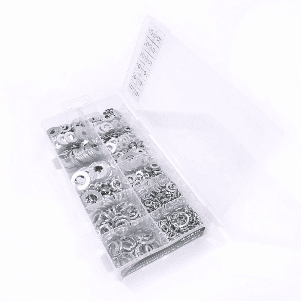 Blue Spot 40564 790 Piece Assorted Flat And Spring Washer Set