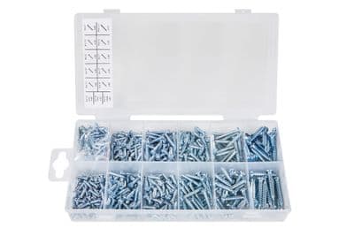 Blue Spot 40574 550 Piece Assorted Self Tapping Screw Set