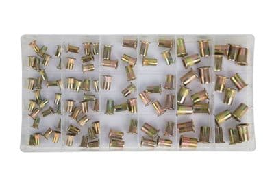Blue Spot 40602 Nut Rivets (M3-M6) 100 Piece