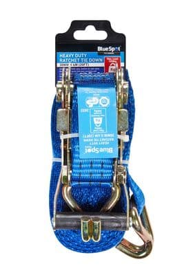 Blue Spot 45410 Heavy Duty Ratchet Tie Down (38mm x 6m/20ft)