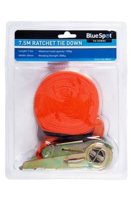 Blue Spot 45412 Ratchet Tie Down Strap 7.5m (25ft)