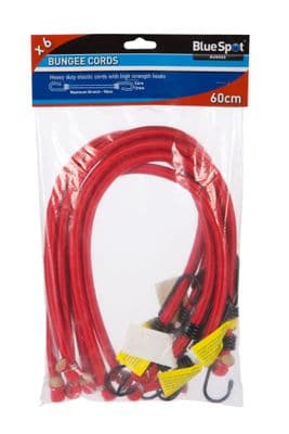 Blue Spot 45459 Bungee Cord 60cm Set 6 Piece